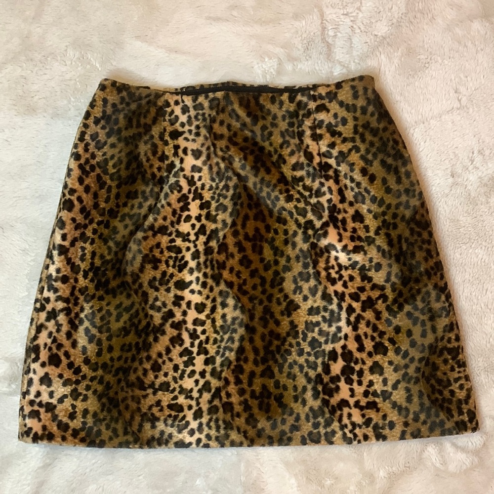 cheetah print skirt